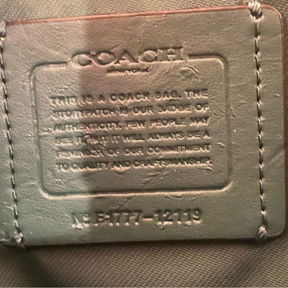 COACH Swagger27 bag in teal - Picture 8 of 8